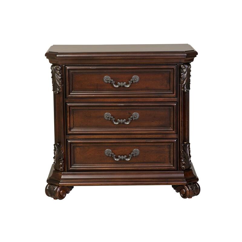 Liberty Furniture Messina Estates Poster Bed, Dresser & Mirror, Chest, Night Stand - King or Queen
