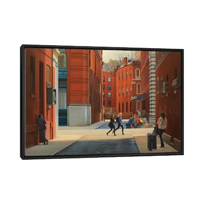 iCanvas "On Jersey Street" by Nick Savides Framed