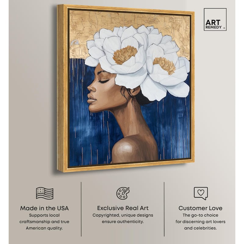 Floral Goddess II Canvas by Art Remedy