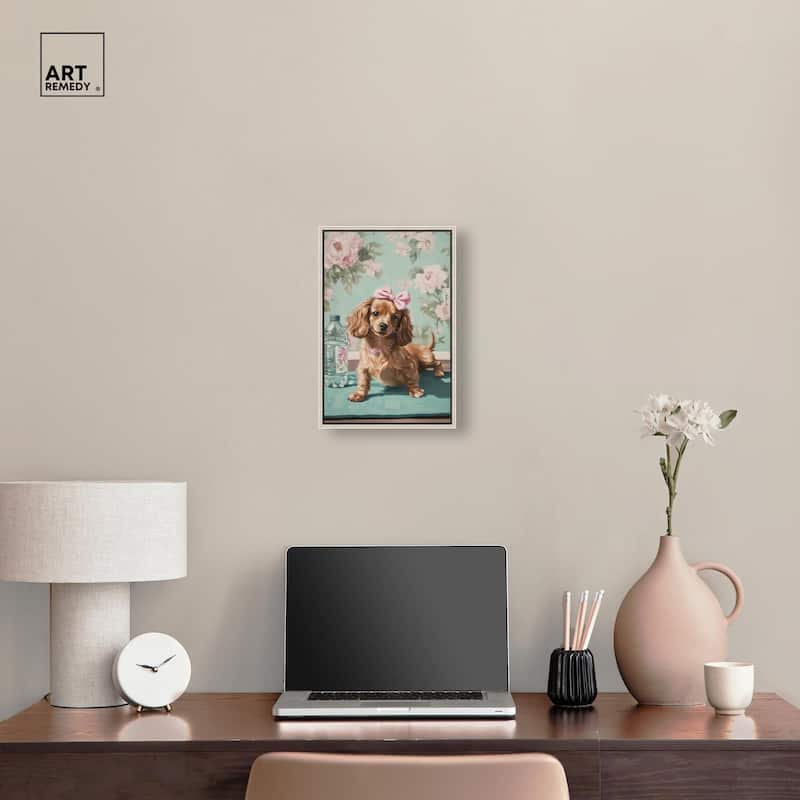 Doxxie Dainty Yoga Canvas by Art Remedy