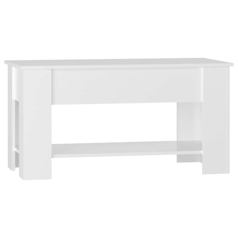vidaXL Coffee Table Lift Top End Table Accent Side Sofa Table Engineered Wood - 39.8" x 19.3" x 20.5"