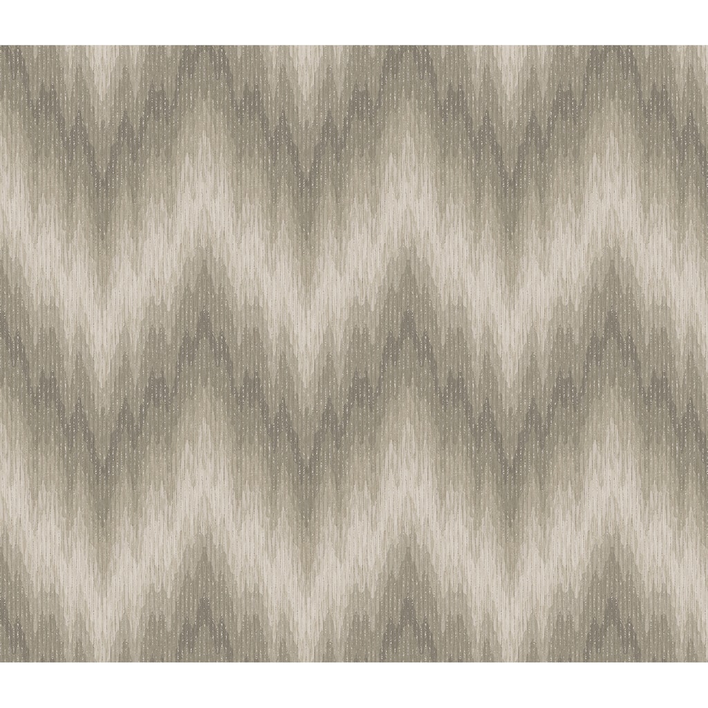 Whistler Neutral Ikat Texture Wallpaper