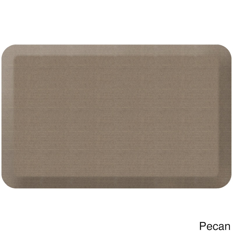 Designer Comfort Grasscloth Anti-fatigue Kitchen Mat