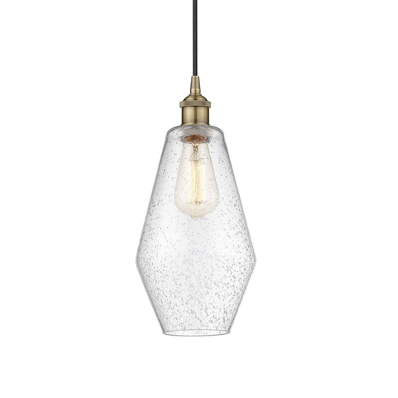 Innovations Lighting 616-1P-15-7 Cindyrella Pendant Cindyrella 7" Wide - Antique Brass / Seedy