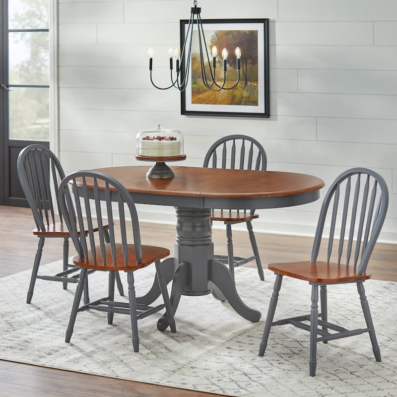 Simple Living Carolina Windsor Solid Wood Dining Chairs (Set of 2)