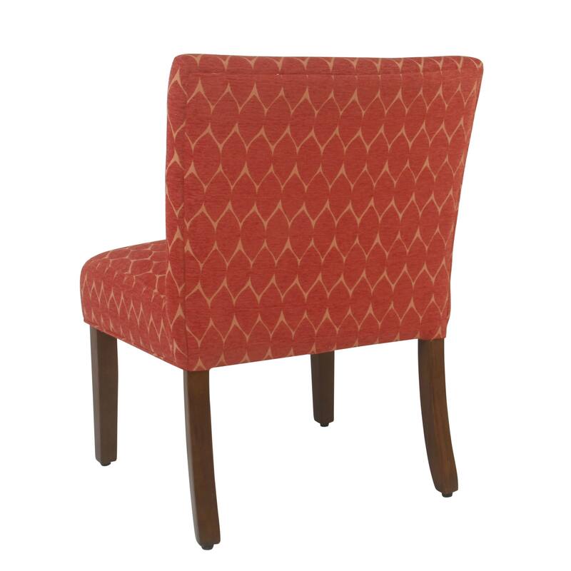 Porch & Den Valderrama Geometric Patterned Accent Chair with Pillow