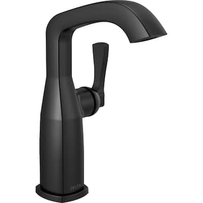 Delta 676-DST Stryke 1.2 GPM Single Hole Bathroom Faucet with Lever - Lumicoat Stainless