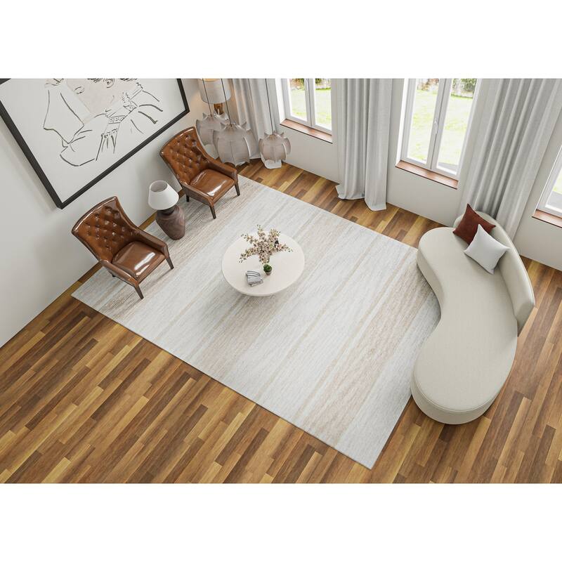 Bashian Jawan Ivory & Beige Transitional Area Rug