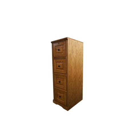 Talons Brands Oak Ridge Four Drawer File Cabinet