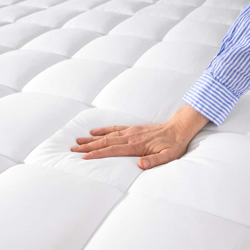 Bare Home Deep Pocket Cotton Top Mattress Pad