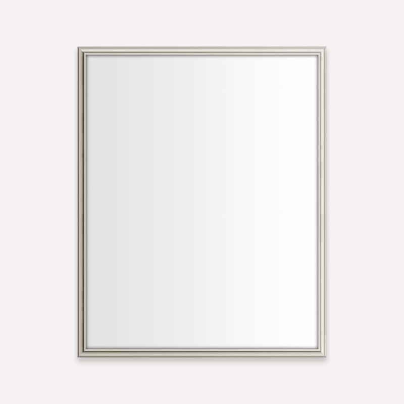 Robern 23-1/8" x 29-7/8" Wall Mounted Framed Mirror - Nickel