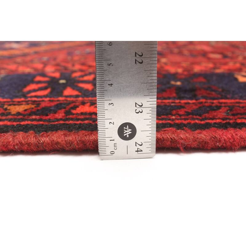 ECARPETGALLERY Hand-knotted Andelz Navy Wool Rug - 4'5 x 7'8