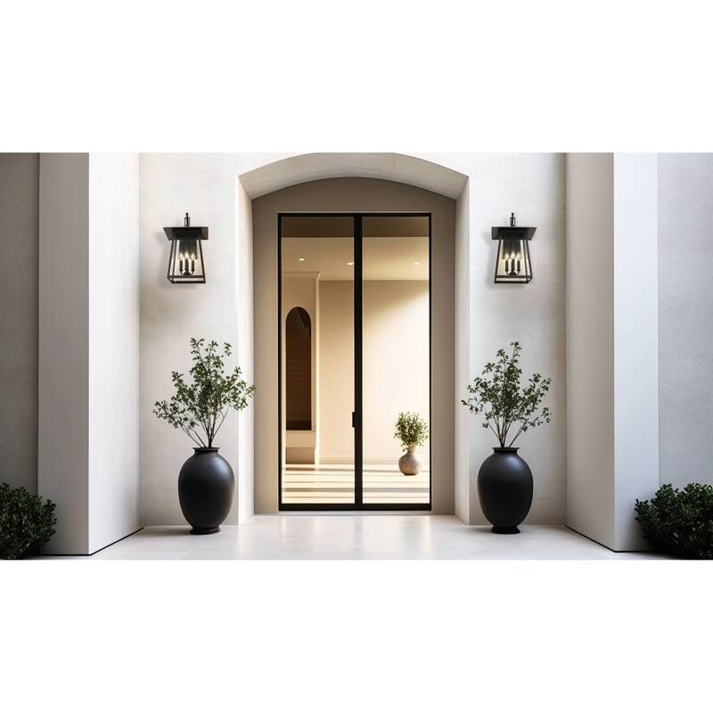 Z-Lite 5015B Rainer 4 Light 23" Tall Marine Grade Outdoor Wall Sconce