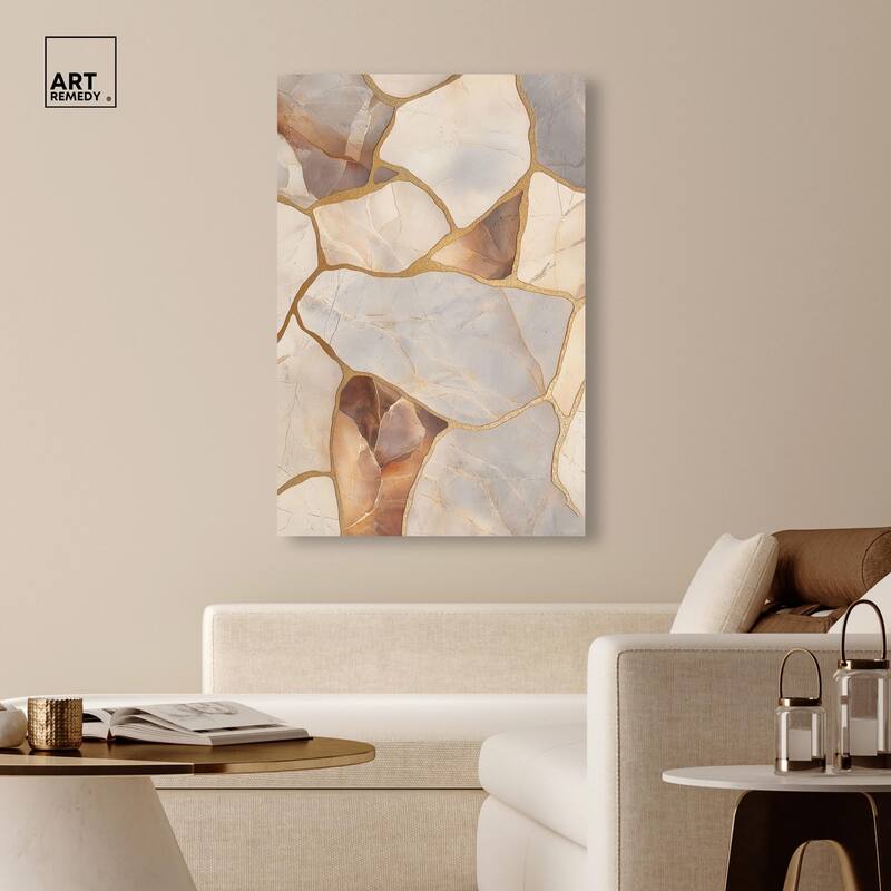 Textured Earthy Tones II Canvas by Art Remedy, Gallery Wrapped