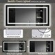 preview thumbnail 14 of 14, LED Mirror for Bathroom Vanity Dimmable Illuminated Mirror Wall Anti-Fog - 60”x31”