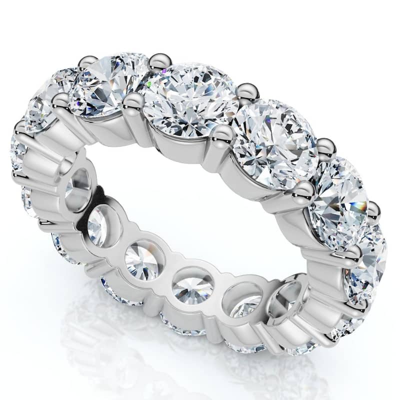 Bliss Diamond 6 Ct EX3 Lab Grown Diamond Eternity Wedding Ring White Gold