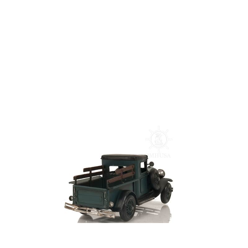 HomeRoots 5" Metal c1928 Ford Model A Pickup Hand Painted Model Truck