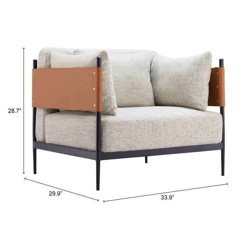 Stirbe Armchair Gray