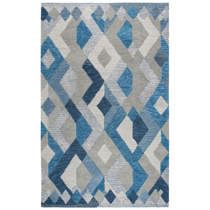 Alora Decor Geneva Geometric Hand-tufted Wool Rug