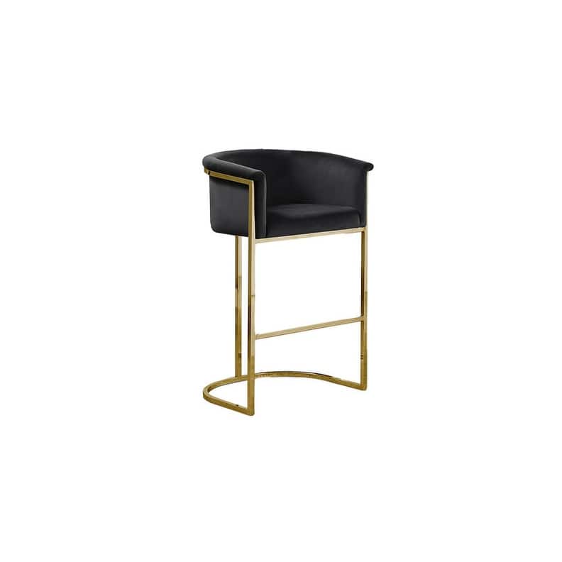 Best Quality Furniture Velvet Upholstered Barstool
