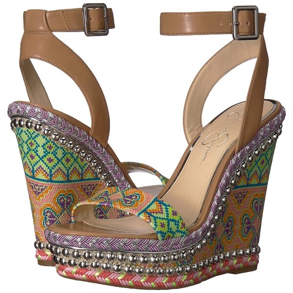 alinda embellished wedge sandal Cinosural International School