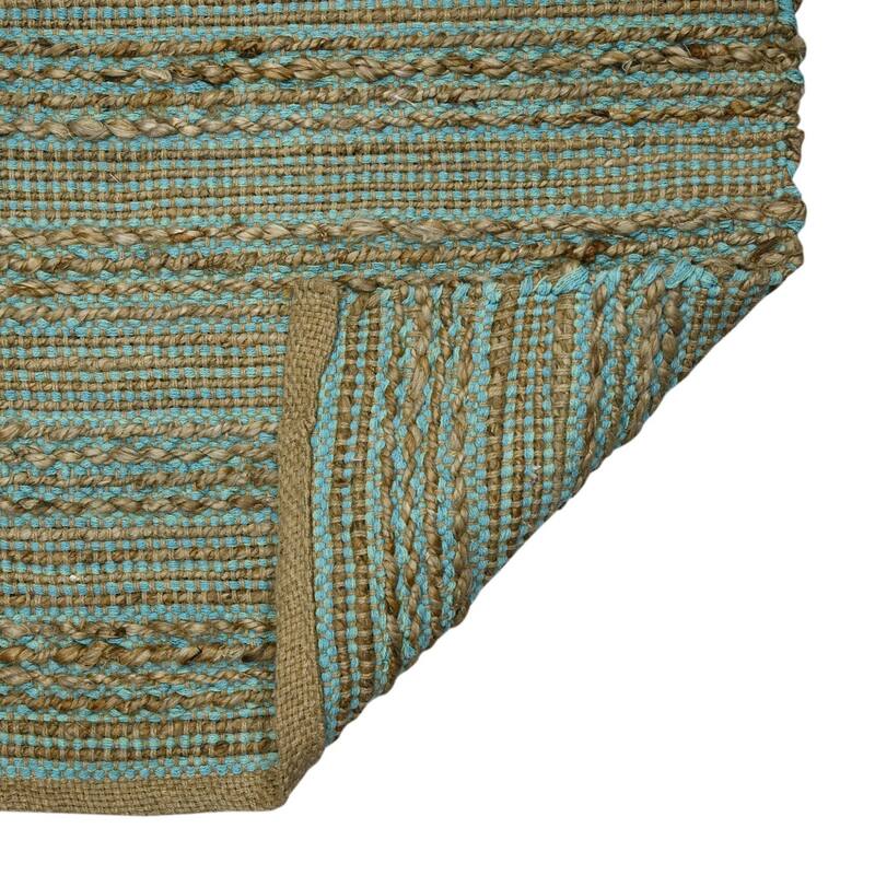 HomeRoots Striped Lodge Rectangle Area Rug