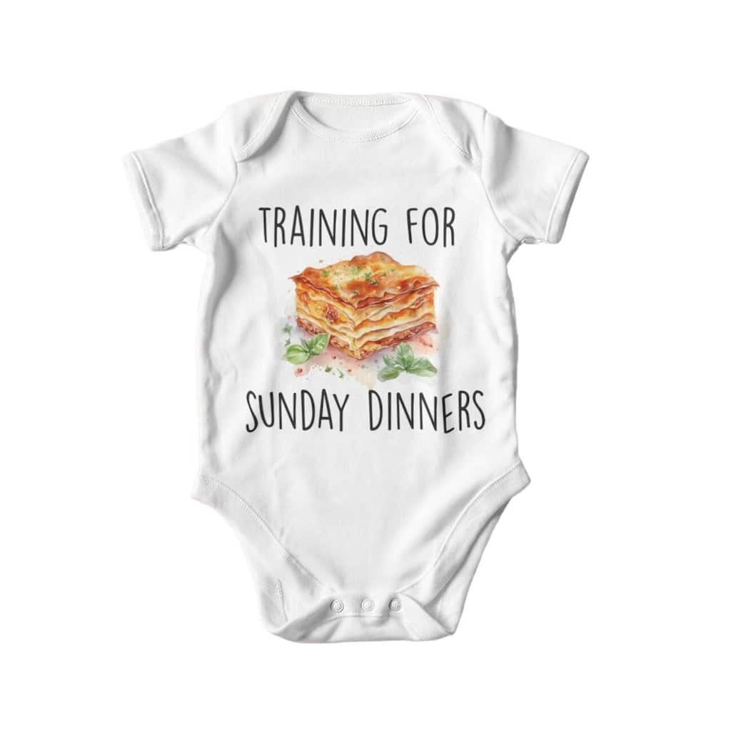 Italian Pasta - Baby Boy Girl Clothes Infant Bodysuit Funny Cute Newborn 6