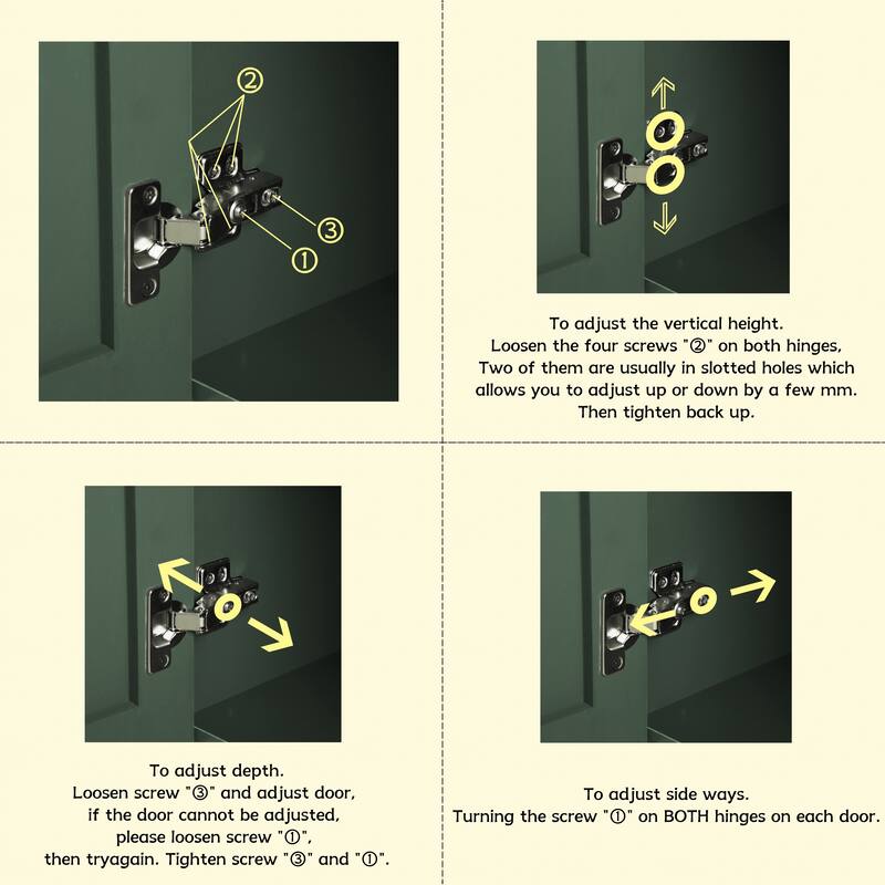 Buffet Cabinet,Modern Accent Storage Sideboard