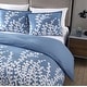 preview thumbnail 3 of 2, Copper Grove Crocus French Blue 3-piece Duvet Cover Set