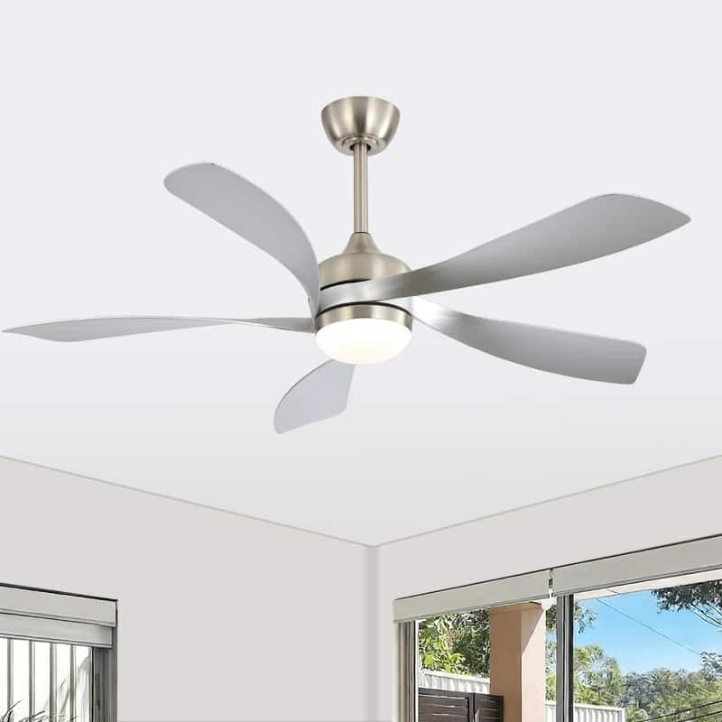 52 Inch Ceiling Fan with Light and Remote for Living Room Bedroom Dining Room Patio Farmhouse - 52 Inches