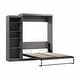 preview thumbnail 47 of 54, Pur Queen Murphy Bed with Storage Unit (90W) by Bestar