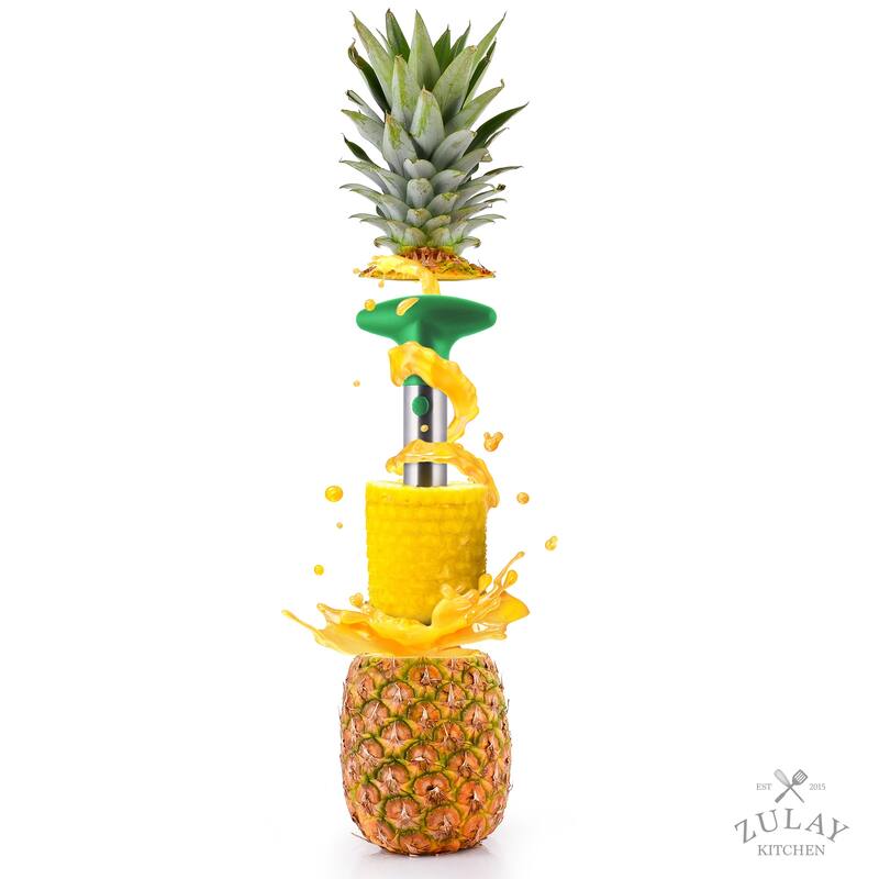 Zulay Kitchen Pineapple Cutter and Corer with Triple Reinforced Stainless Steel