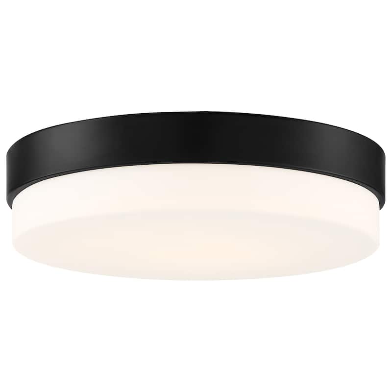 Roma Small LED Flush Mount Light. - Matte Black