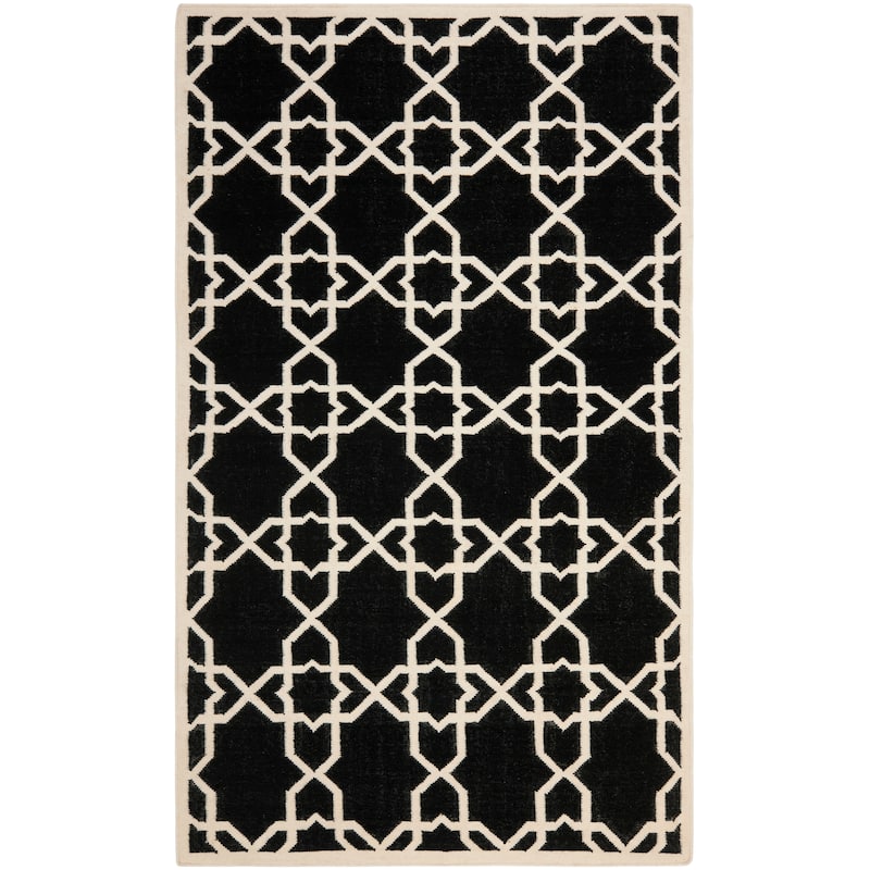 SAFAVIEH Handmade Flatweave Dhurries Tjanka Modern Wool Rug