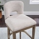 preview thumbnail 5 of 4, Bayonne Solid Wood Bar Stool