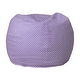 preview thumbnail 176 of 191, Small Refillable Bean Bag Chair for Kids and Teens Lavender Dot