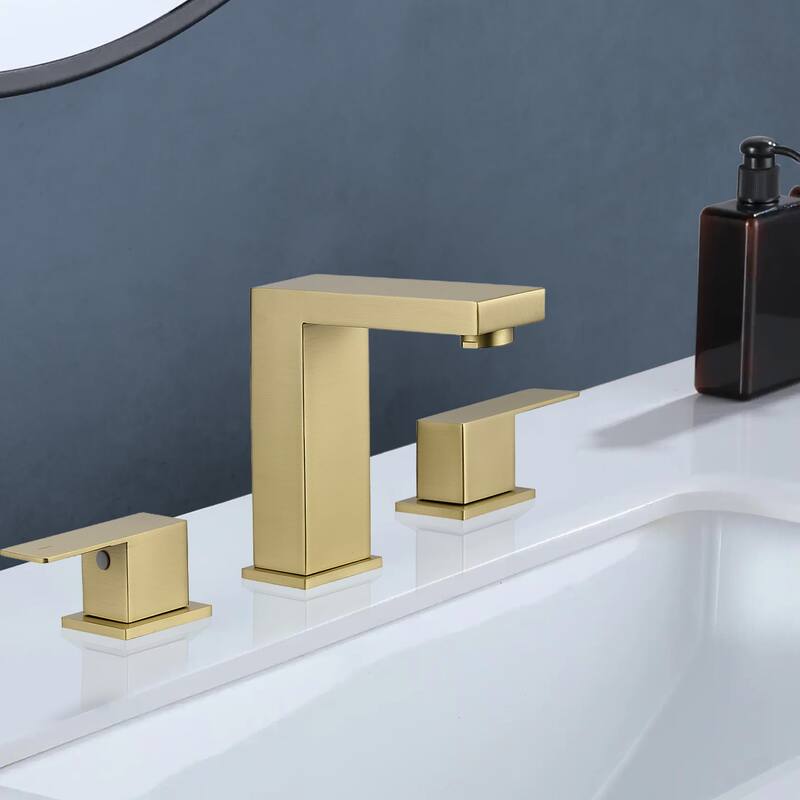Topcraft Stainless Steel Two Handle Bathroom Sink Faucet