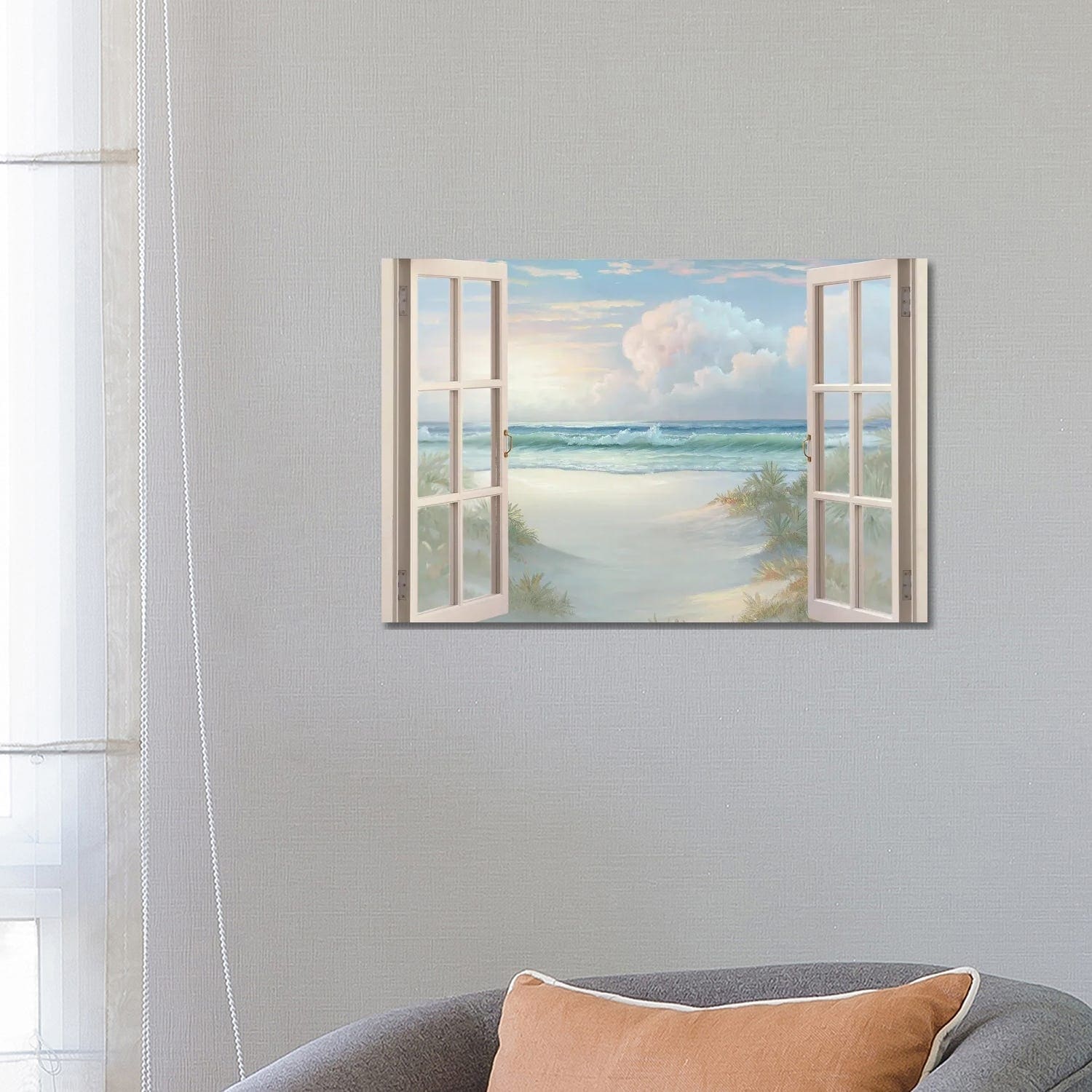 "Ocean View I" by Georgia Janisse Canvas Print