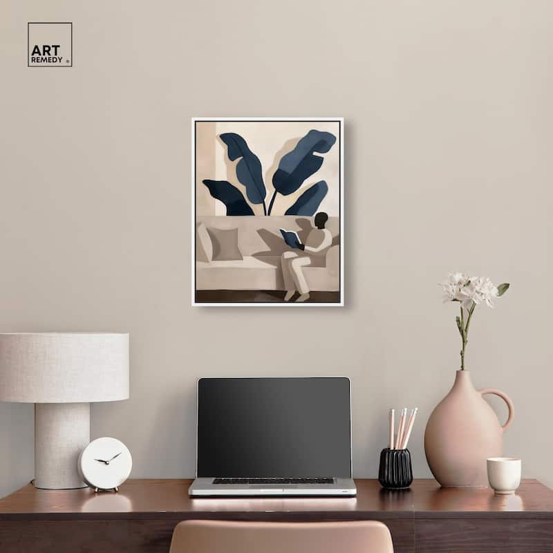 Void Reader II Canvas by Art Remedy