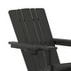 preview thumbnail 32 of 42, Commercial All-Weather Rocking Adirondack Chair with Swiveling Cupholder