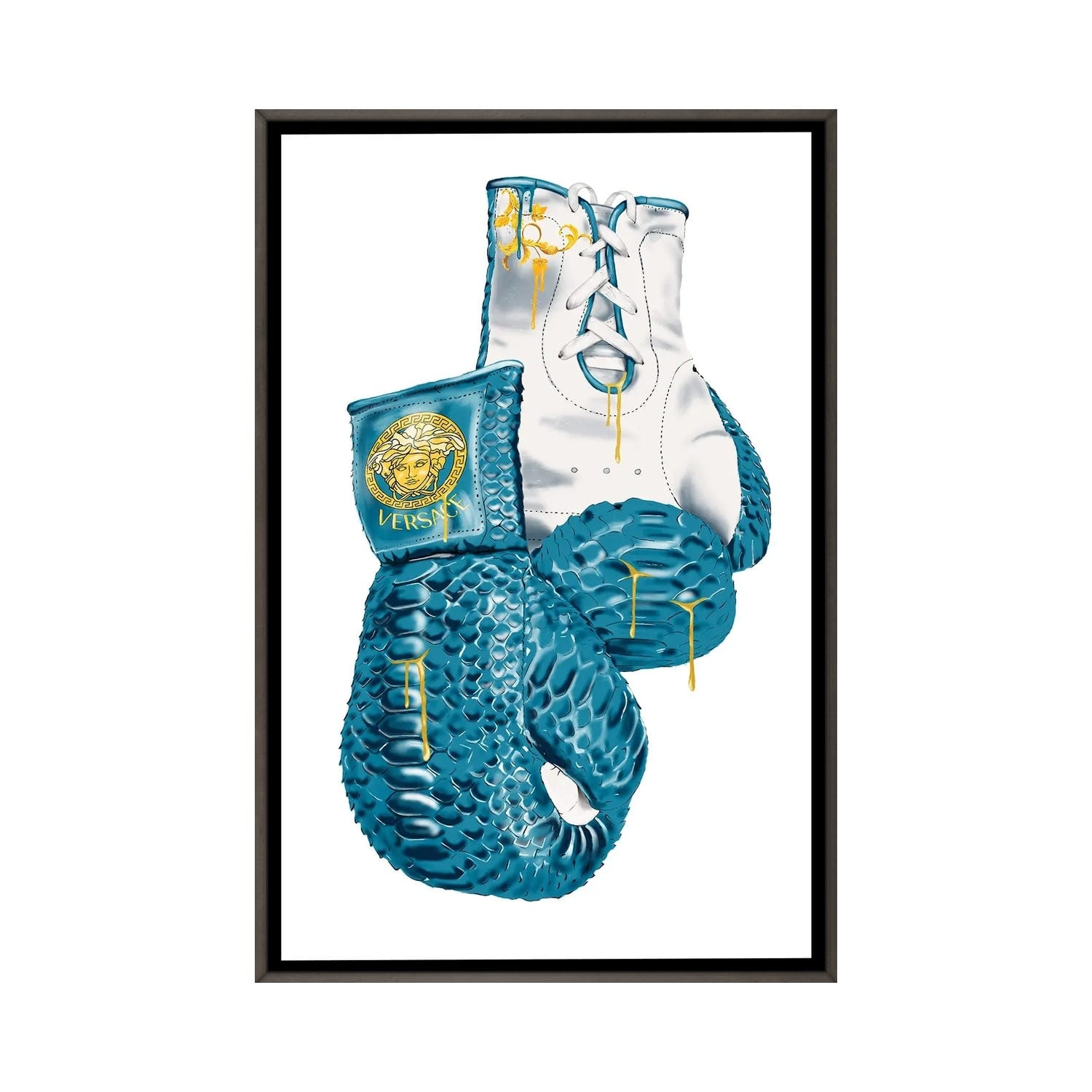 VERSACE EROS BLUE BOXING GLOVES