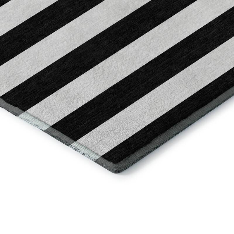 Premium Washable Super Soft Cabana Stripe Mayfield Rug