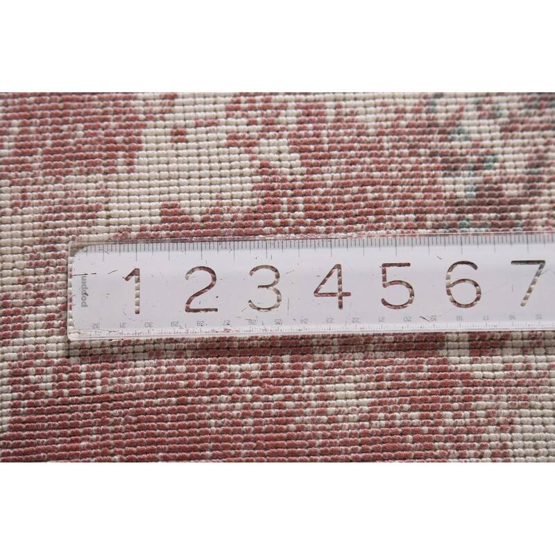 All-Over Abstract Contemporary Foyer Rug Handmade Wool Carpet - 3'3"x 6'3"