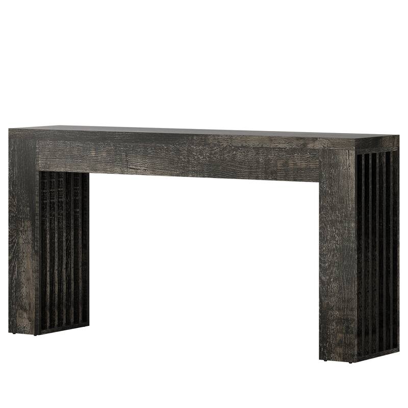 59-Inch Console Table for Living Room, Farmhouse Entryway Table
