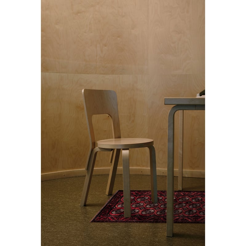 ECARPETGALLERY Hand-knotted Baluch Red Wool Rug - 3'9 x 6'11