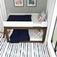 preview thumbnail 9 of 12, Max and Lily Mid-Century Modern Twin over Twin Low Bunk Bed