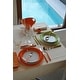 preview thumbnail 10 of 12, Fantasia Olive Green 5-piece Stainless Steel Flatware Set
