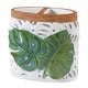 preview thumbnail 1 of 1, Avanti Viva Palm Toothbrush Holder - Green - Toothbrush Holder