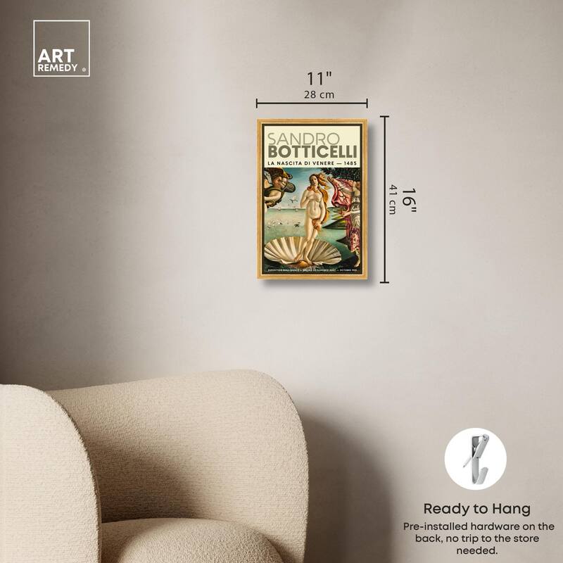Renaissance Birth of Beauty Canvas by Art Remedy