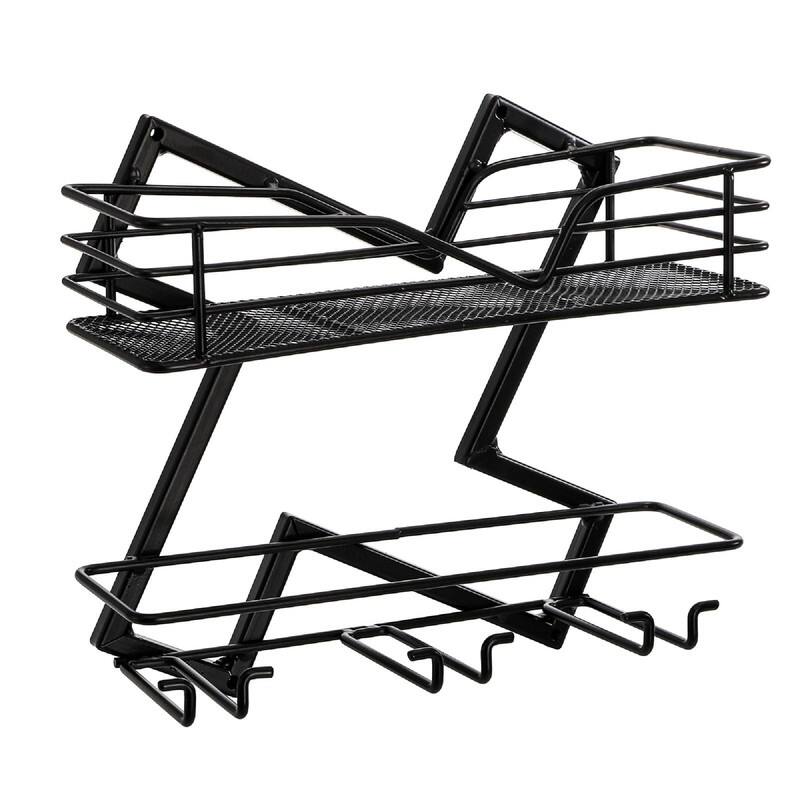 Wall Mounted Wine Rack - 10.4"D x4.1"W x 9.5"H
